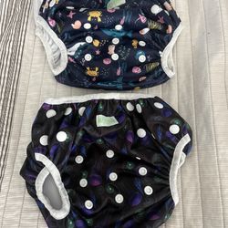 Baby & Toddler Snap One Size Adjustable Reusable Swim Diaper (large) 