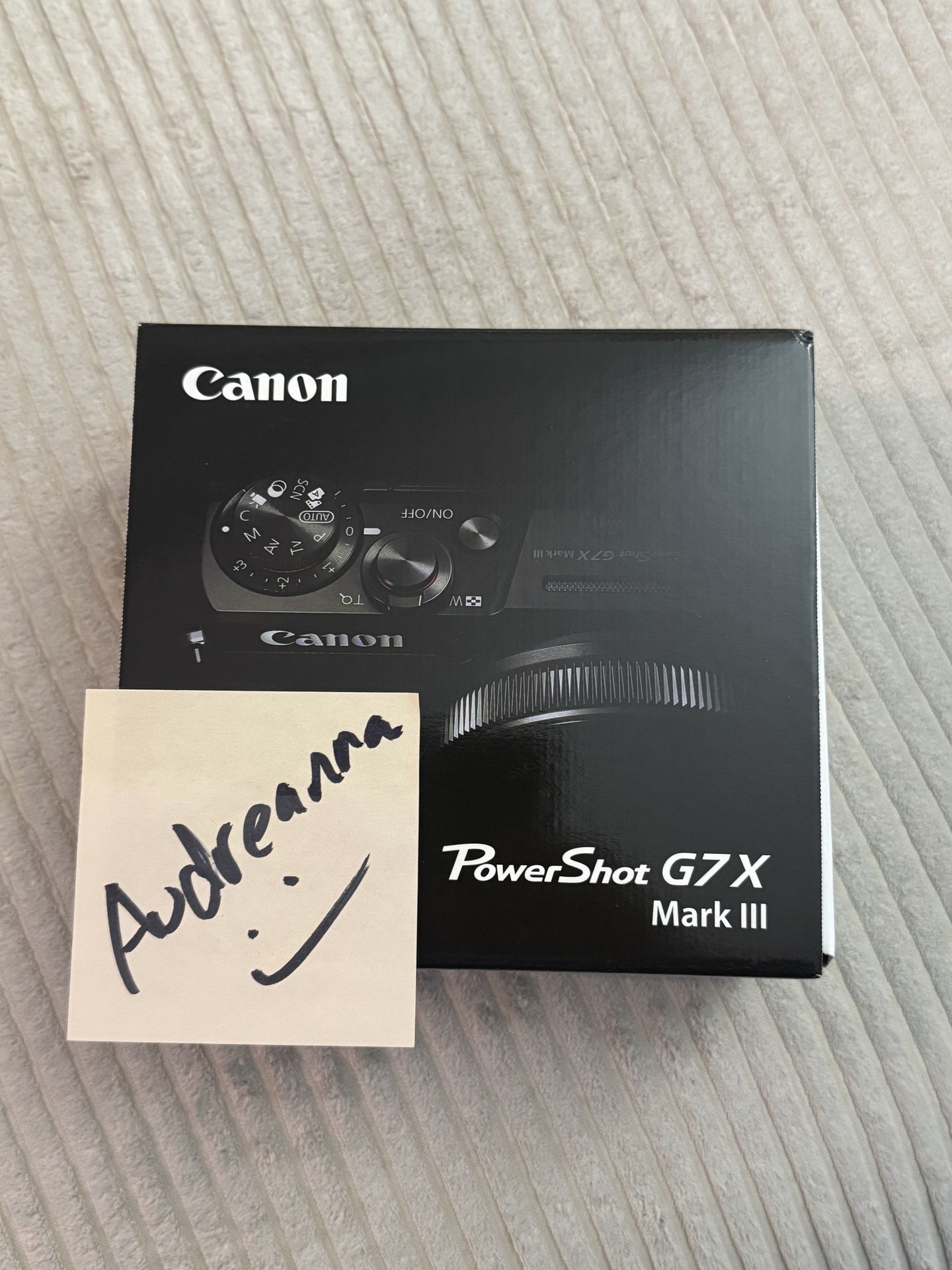 Canon PowerShot G7 X Mark 3 - Silver & Black Body, NEW
