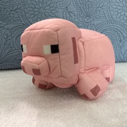Minecraft Pig to Porkchop Reversible Plush