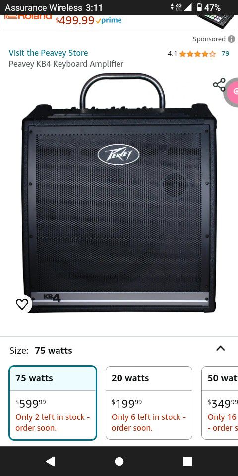 Peavey 4ch Instrument And Pa System 