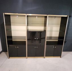 Nice Black Gold Shelf Rack