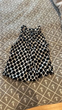 XL - Sleeveless Polka Dots