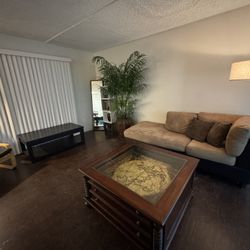 Living Room Furniture Set - Couch, Coffee Table, Chair & More!
