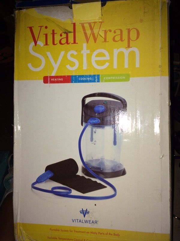NEW - Vitalwear Vital Wrap System - Heating - Cooling with Compression Wrap