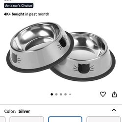 Stainless Steel Cat Bowls