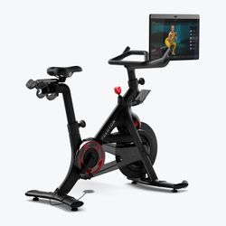 Peloton Bike+ With  Swivel Screen, Weights, Mats, And Shoes