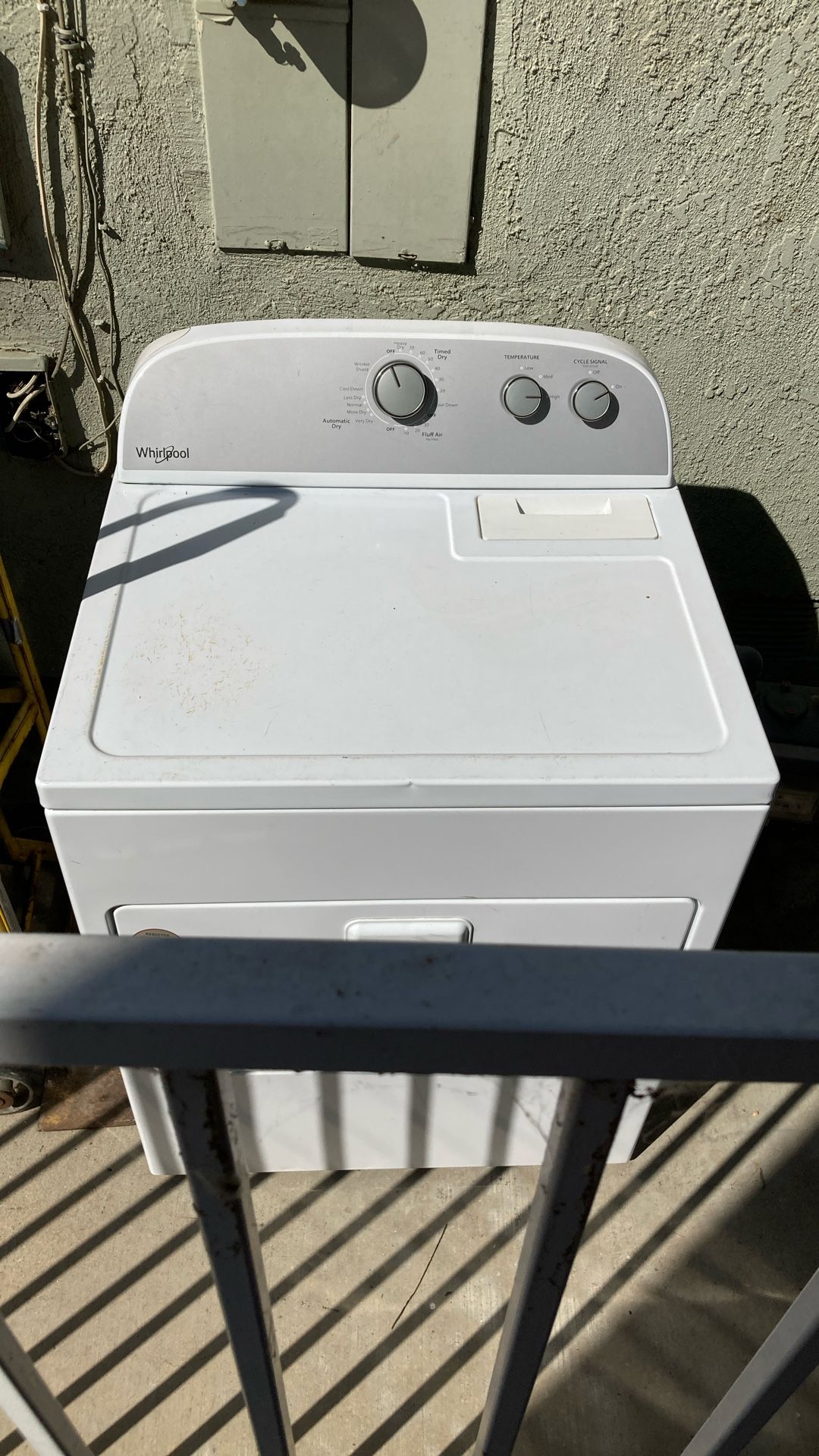 Whirlpool gas dryer