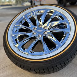 22" Chevy Silverado Wheels Tahoe Suburban GMC Yukon Sierra Tires Rims