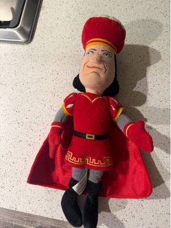 Vintage 2003 Shrek Lord Farquaad Universal Studios 13” Plush Soft Toy Rare