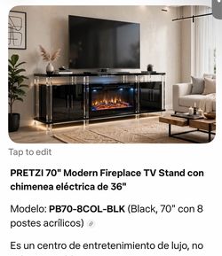 Electric Fire place entertainment