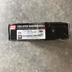 Grip Rite Collated Roofing Nails 15 Degrees Wire Weld Coil 1 1/4” X .120” Ring Shank Stainless Steel