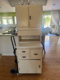 Vintage 1940s  Kitchen Cabinet