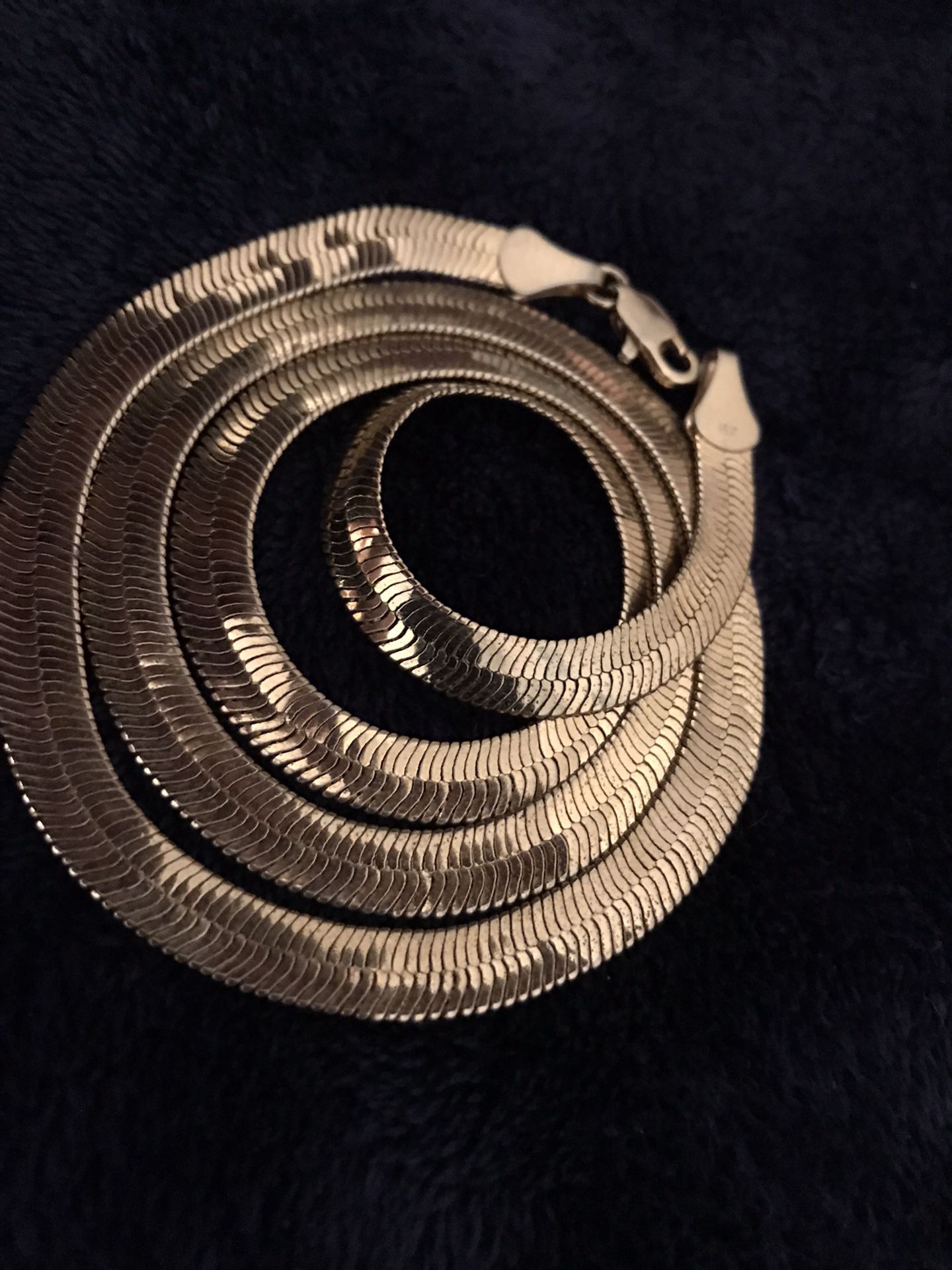 14kt Gold Herringbone chain 22 inches  (3mm) 