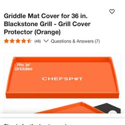 Griddle 36 inch mat cover