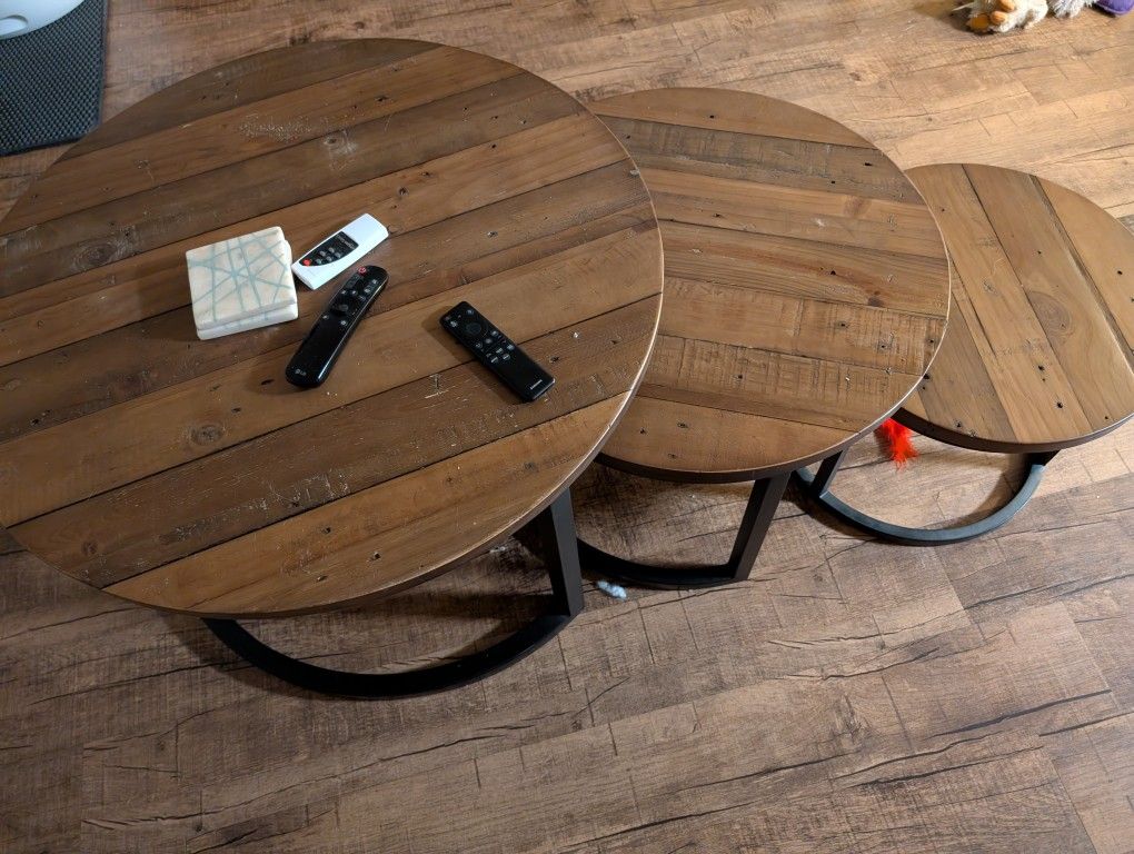 3 Piece Tiered Coffee Table