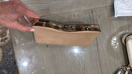 Coach clutch gold hardware