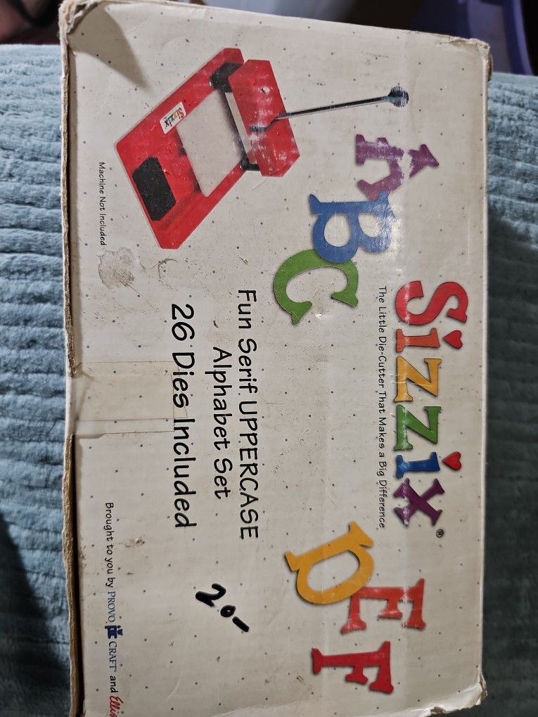 New Sizzix Alphabet Sets