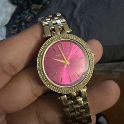 MK Pink DARCI Watch MK3444
