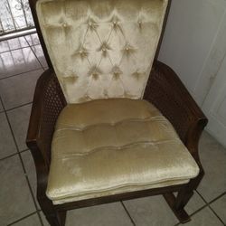 Cane Rocking Chair ( Wood) 