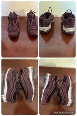 Nike Air Max 97 Burgundy Crush Athletic Shoes (AV8198-600) Women's Size 9
