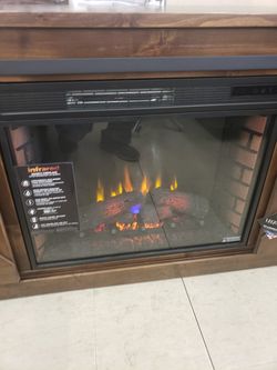 TV Stand with Fireplace