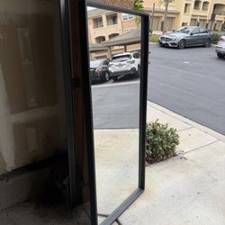 Black-Framed Mirror