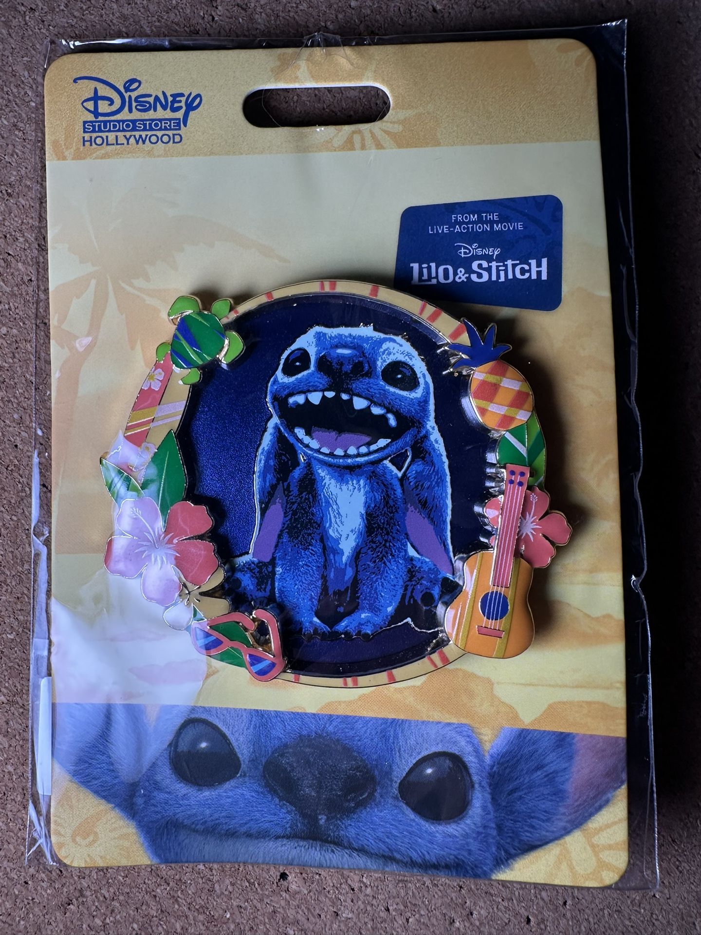Disney DSSH 2025 Live Action Lilo and Stitch Jumbo Hawaii Stitch LE 400 Pin