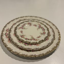 Royal Albert Bone China Dimity Rose Plates