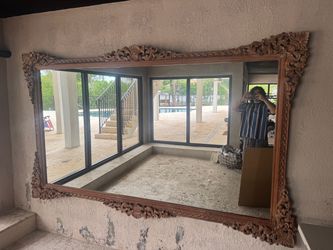 Oversized Ornate Wall Mirror โ $650 OBO