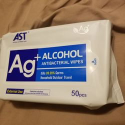 50 Count Sanitary Wipes 10 Packs, Travel, Bedside,  Or Bathroom Size