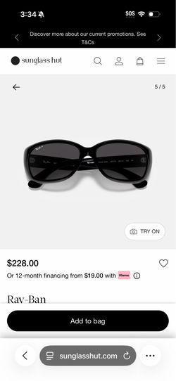 Ray ban jackie ohh all black pretty much new glasses