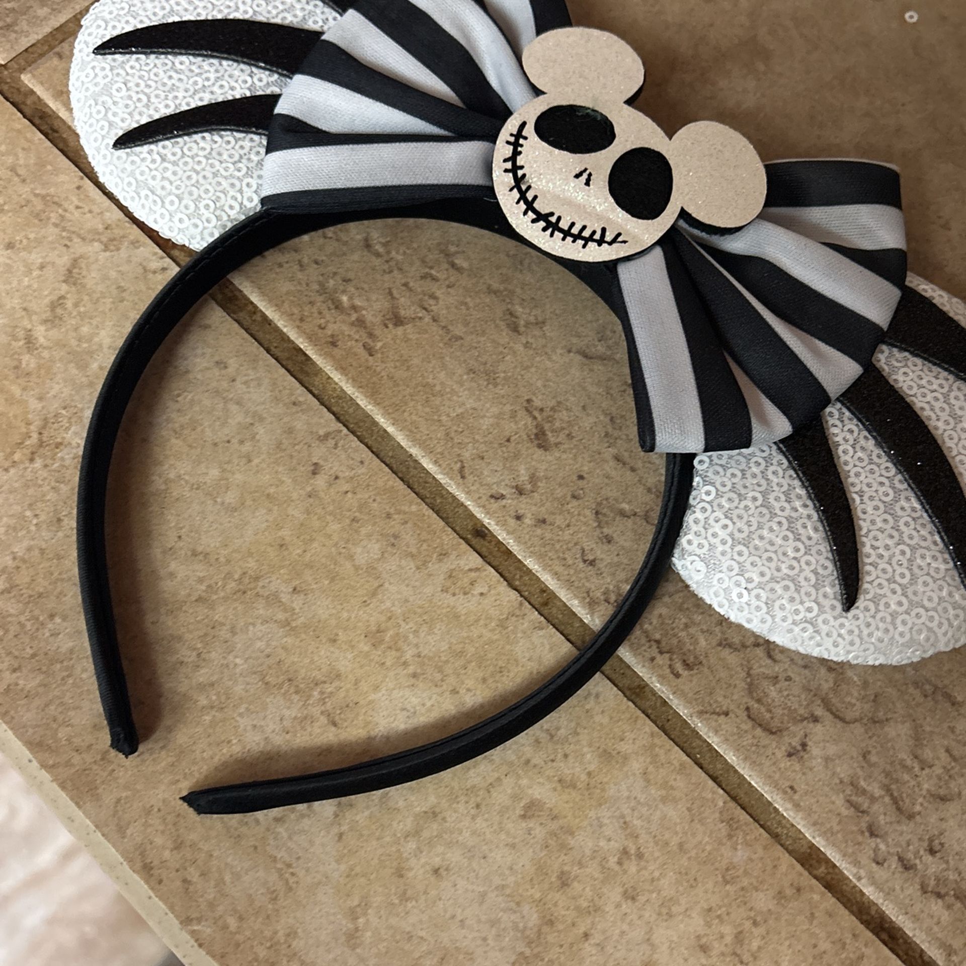 Minnie Mouse Nightmare Before Christmas Ear