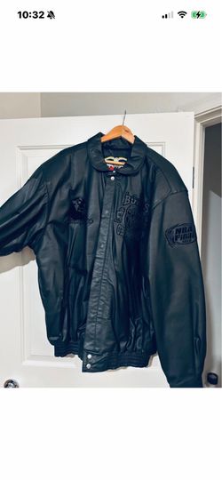 Chicago Bulls 6 Rings Leather Jacket Vintage JH Design Rare Michael Jordan Era