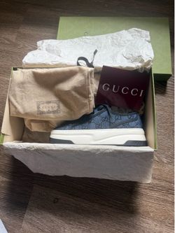 Gucci Wmns “size 36” Low 'Denim Crystals'