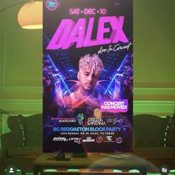 Two Dalex Tickets
