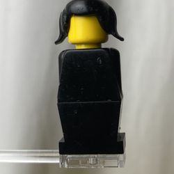 Vintage Lego Minifigure Black Torso old032 LEGOLAND 1976 Bus Stop Set 696 (Rare Collectors Item!)