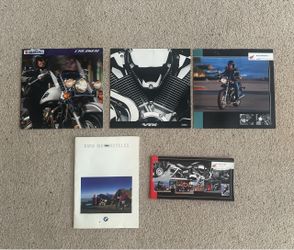Vintage Motorcycle Brochures, BMW, Honda, Suzuki