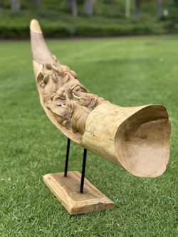 Hand Carved  Sculpture Elephants 