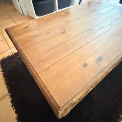 REAL WOOD CENTER TABLE WITH DRAWERS 