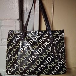 Pandora Authentic Brand New L Signature Spell Out BAG 2 STRAPS WITH TAGS 