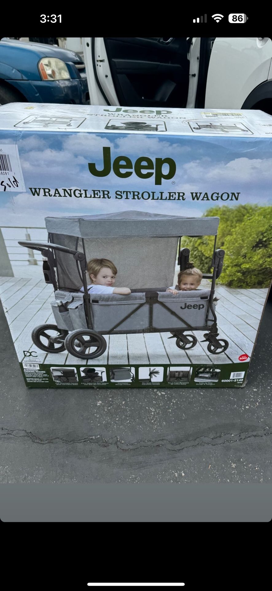 Jeep Wrangler Stroller Wagon