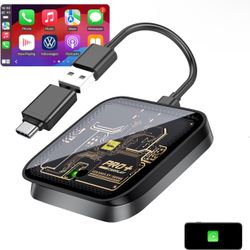 2024 Upgrade Wireless CarPlay Adapter for Wired CarPlay Car,Plug & Play CarPlay ai Box for iOS 10+,Keep Original Control,Magic Box Support Navigation 