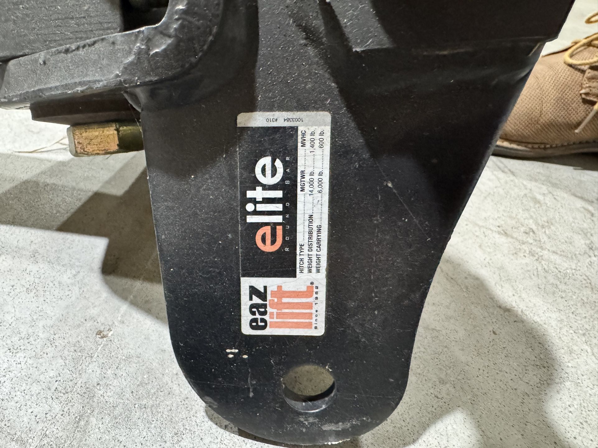 Eaz-Lift Sway Bar - 14,000 lbs