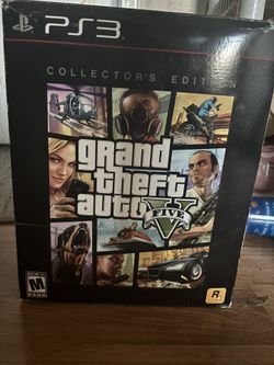 *Rare Grand Theft Auto V Collectors Edition PS3