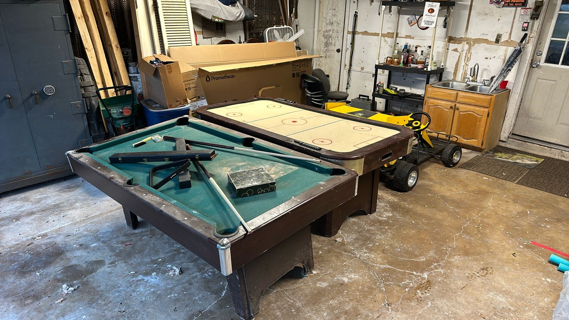 Pool Table & Air Hockey Table 