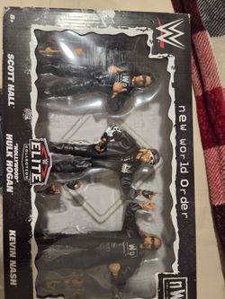 Wrestling figures rare 3 pack NWO