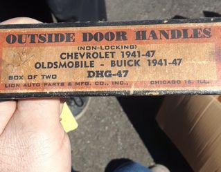 Door handles 1941-47 Chevy, Olds, Buick