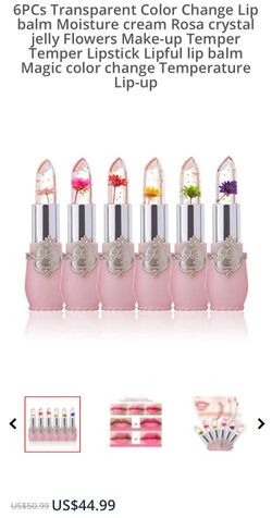 Transparency jelly change lipstick