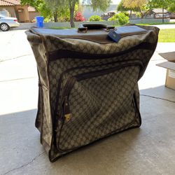 Vintage Louis Vuitton And Gucci luggage