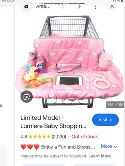 Baby Shopping Cart Cover